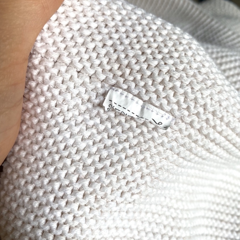 🐑 ZARA IVORY RIBBED LOOSE KNIT JUMPER! - Picture 7 of 11